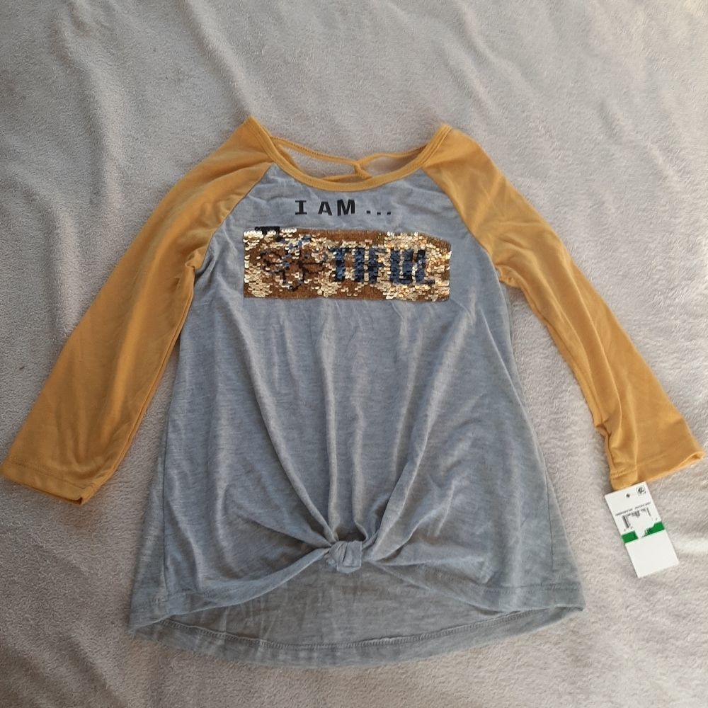 NWT Beautees "I Am Beautiful" T-shirt Size L